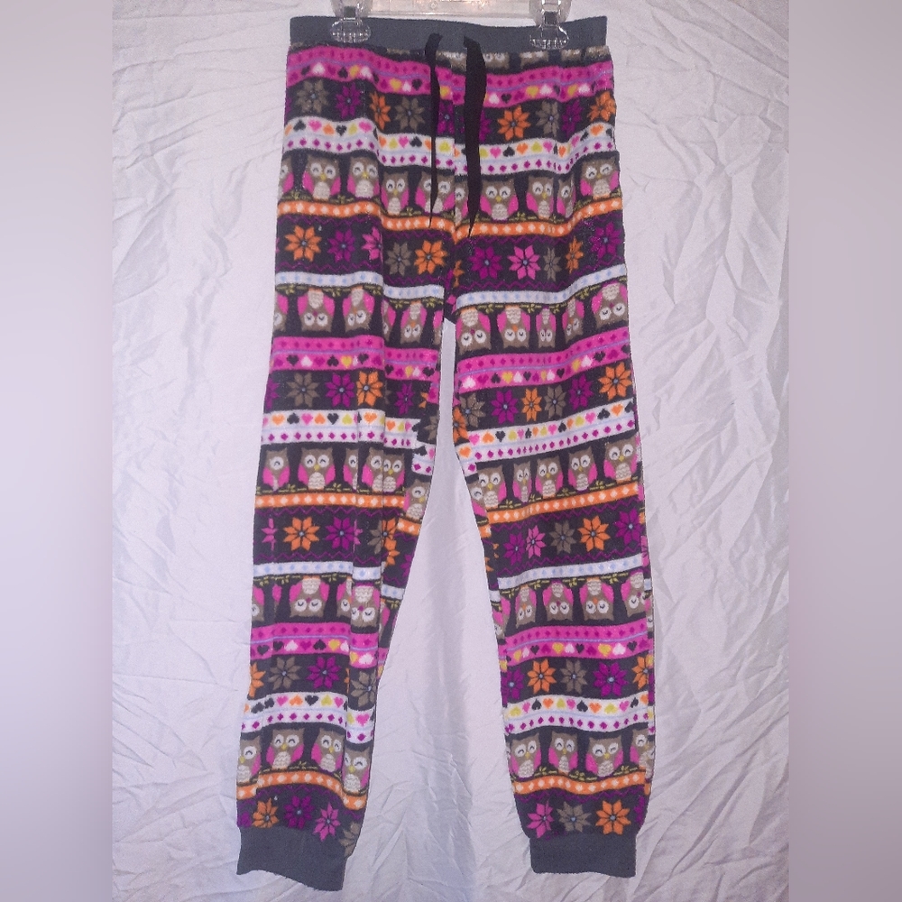 Girls owl pajama pants